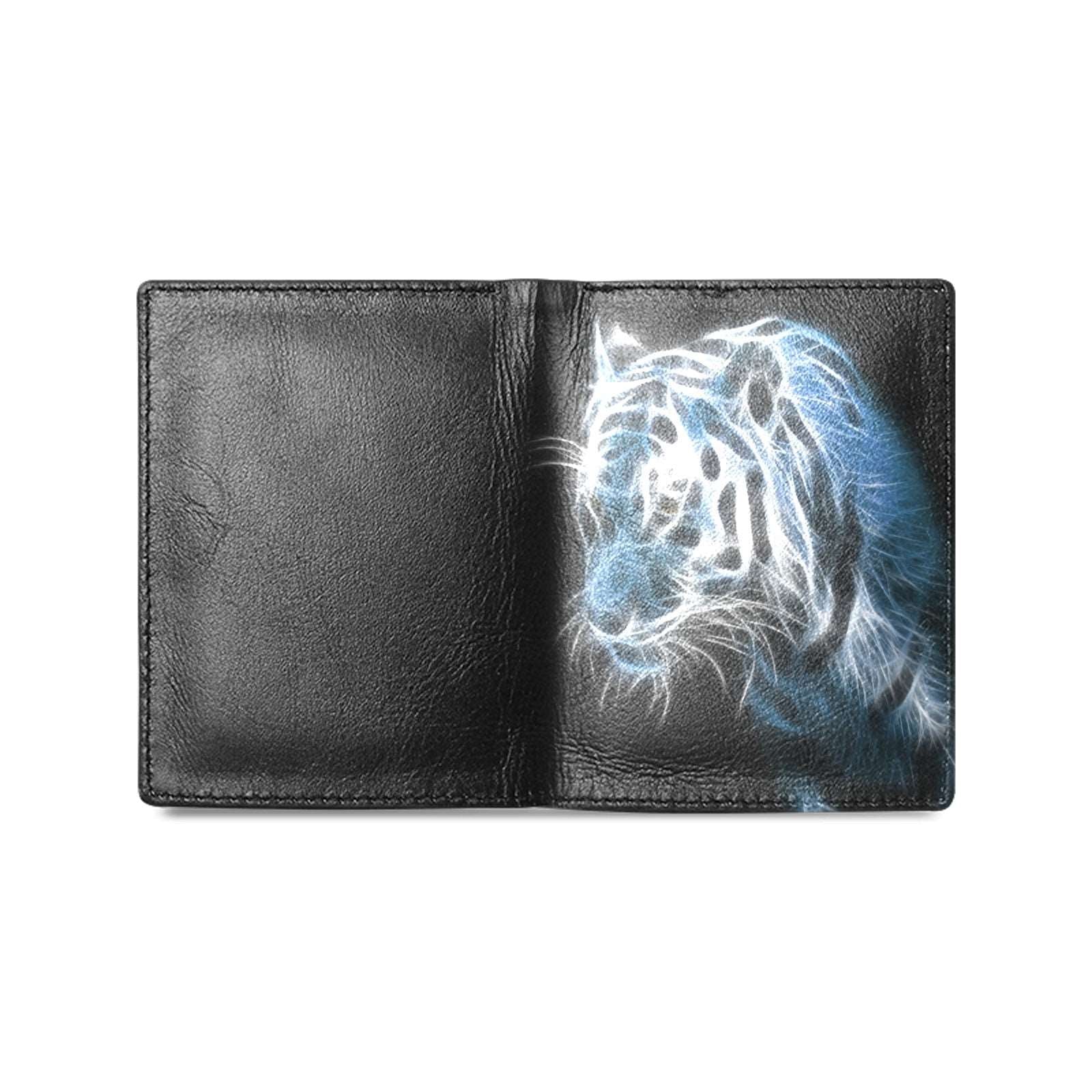 Ghostly Tiger Leather Wallet Men's Leather Wallet (1612) Pioneer Kitty Market   