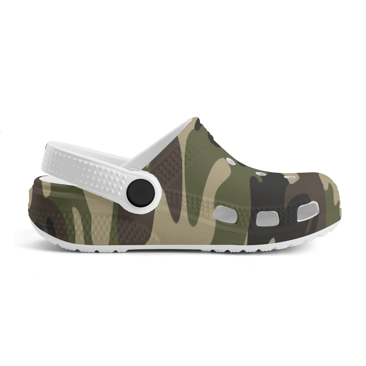 Kids Camouflage Classic Clogs  Pioneer Kitty Market   