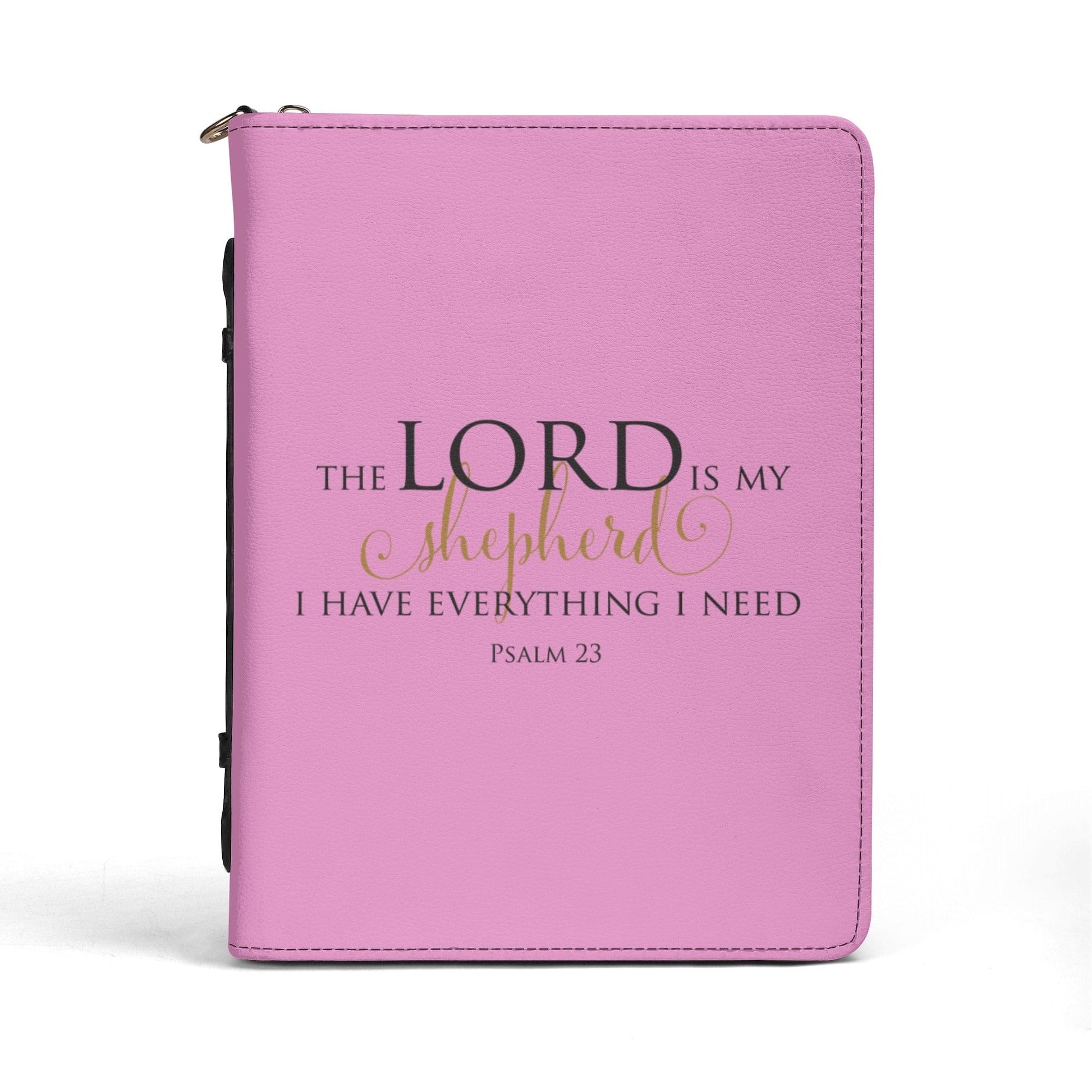 Lord Is My Shepherd PU Leather Bible Book Cover with Pocket  Pioneer Kitty Market M (9.4x6.7x1.6) 4 
