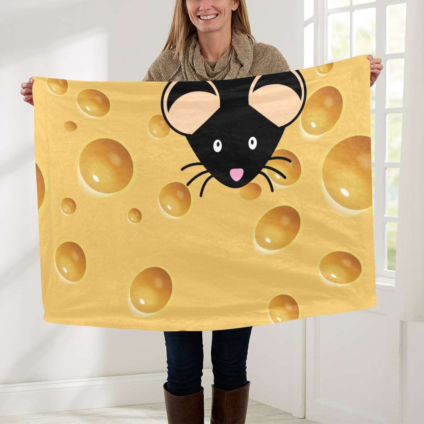 Cheesy Baby Blanket Baby Blanket 30"x40" Pioneer Kitty Market   