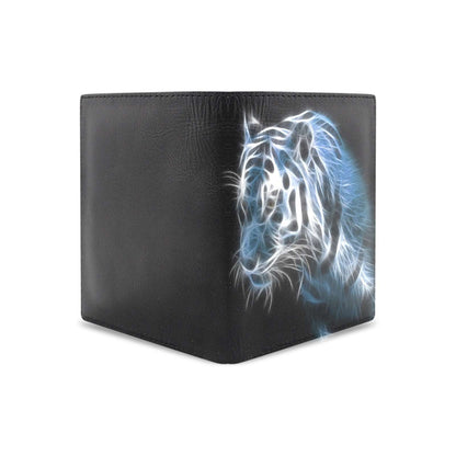 Ghostly Tiger Leather Wallet Men's Leather Wallet (1612) Pioneer Kitty Market   