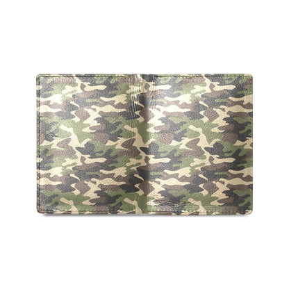Camouflage Leather Wallet Men's Leather Wallet (1612) Pioneer Kitty Market   
