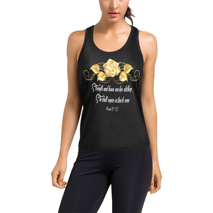 Strength and Honor Women's Tank Top Tank Tops Pioneer Kitty Market   