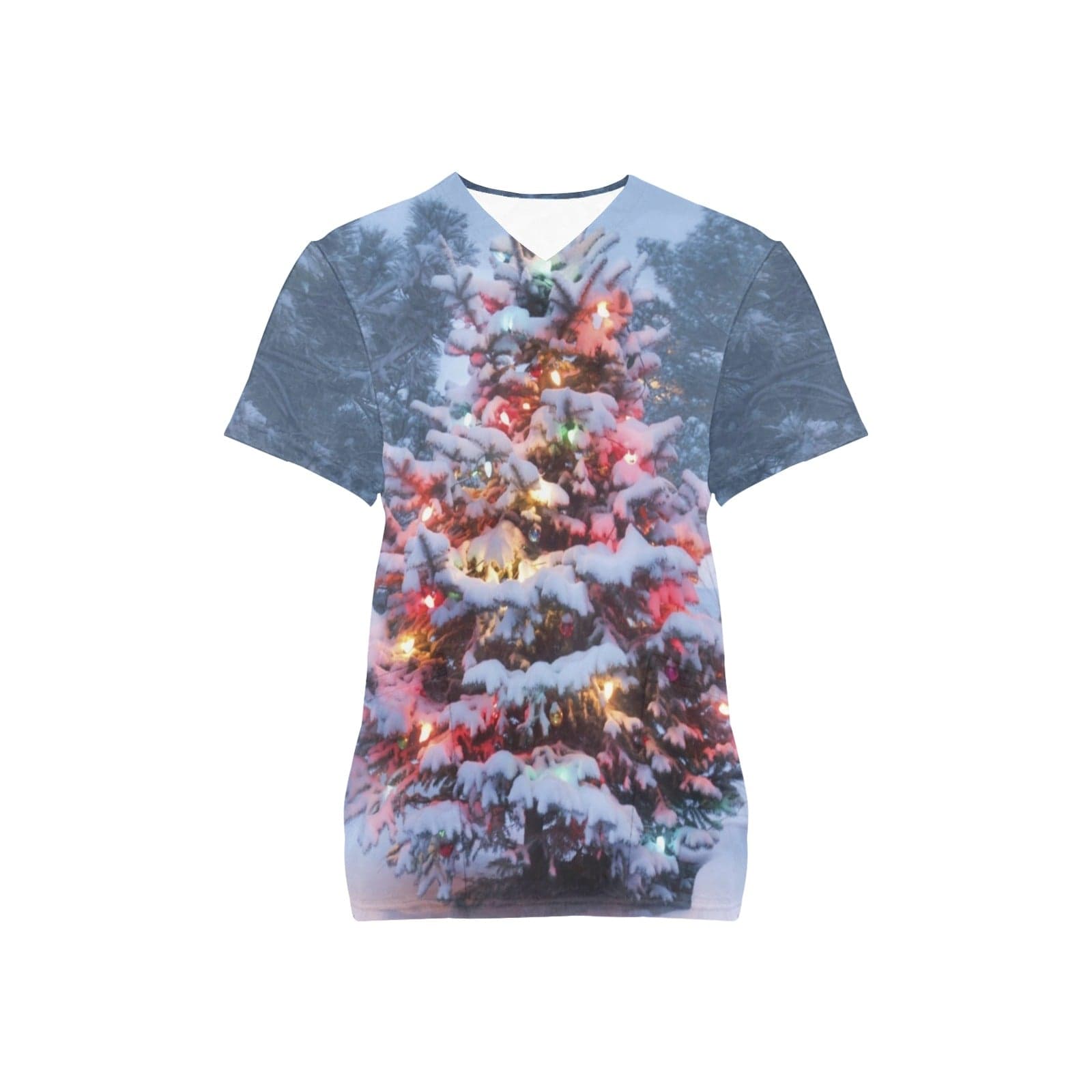 Lighting Up Christmas Scrub Top Shirts Pioneer Kitty Market   