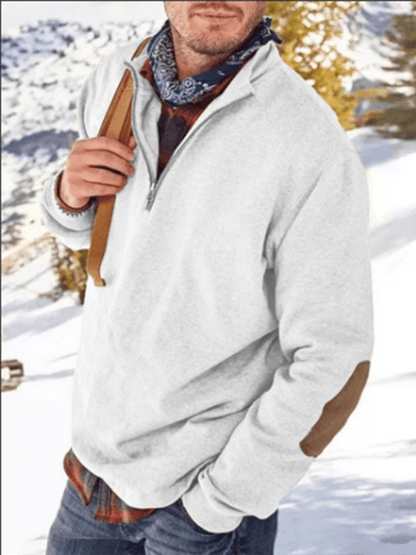 Men's Casual Zipper Pullover Sweatshirt  Pioneer Kitty Market   