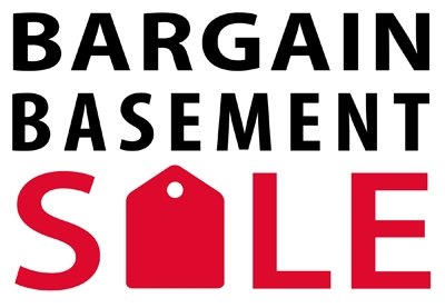 Introducing our Bargain Basement
