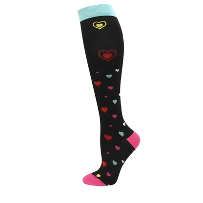 Colorful Compression Travel Socks Socks Pioneer Kitty Market Love 2 S/M 