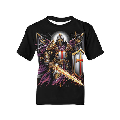 Kid's Templar Warrior T-Shirt Shirts & Tops Pioneer Kitty Market   