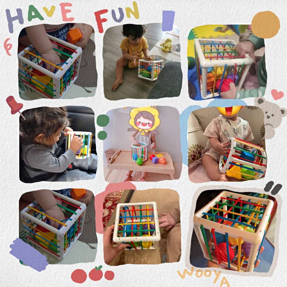 Colorful Shape Blocks Sorting Game Baby & Toddler Pioneer Kitty Market   