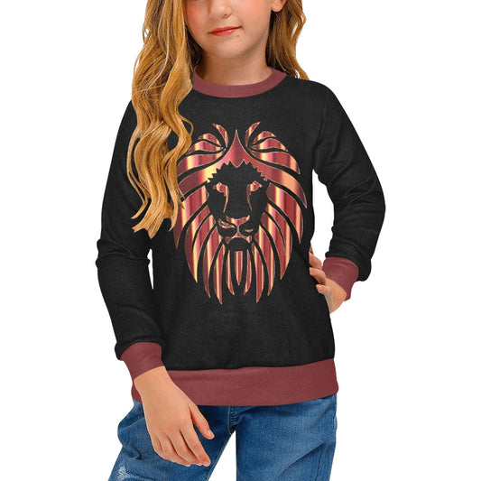 Bold Lion Girl's Sweatshirt All-over Shirts Pioneer Kitty Market   