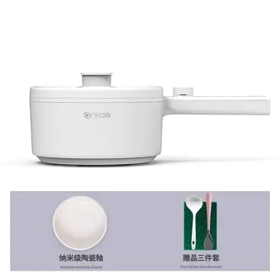 Multi-Functional Electric Cooker Pot cookware Pioneer Kitty Market White without Steamer 1.5L 