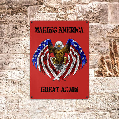 Making America Great Again Metal Sign (2 sign set) interestprint