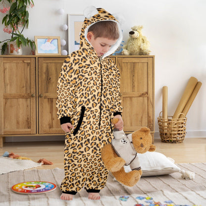 Little Leopard Onesie Pajamas Pajamas Pioneer Kitty Market   