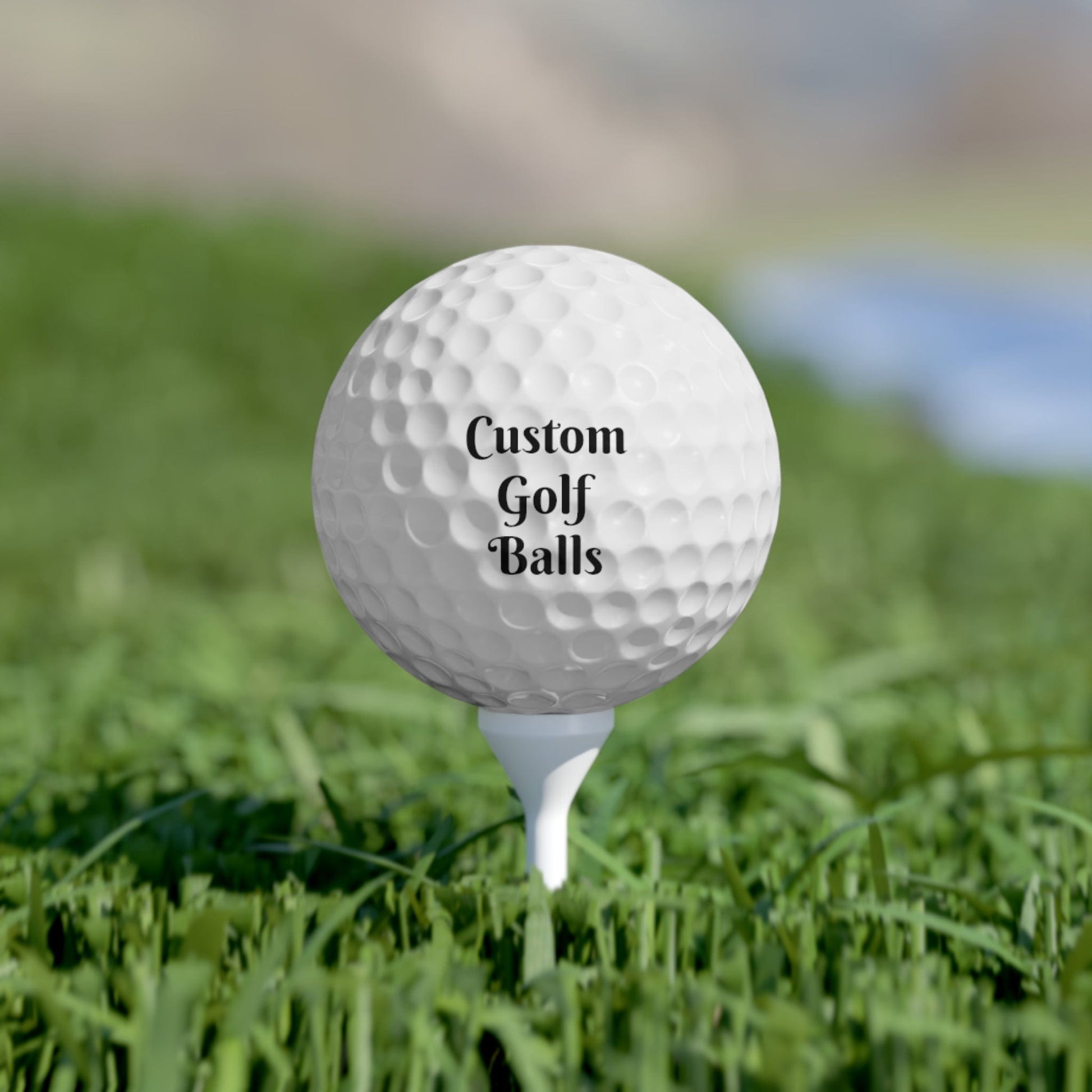 Customized 6 Piece Golf Ball Set Accessories Pioneer Kitty Market 1.7" 6 pcs 