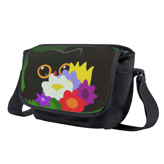 Flower Cat Messenger Bag Messenger Bags Pioneer Kitty Market 25cm X 16cm X 21cm  