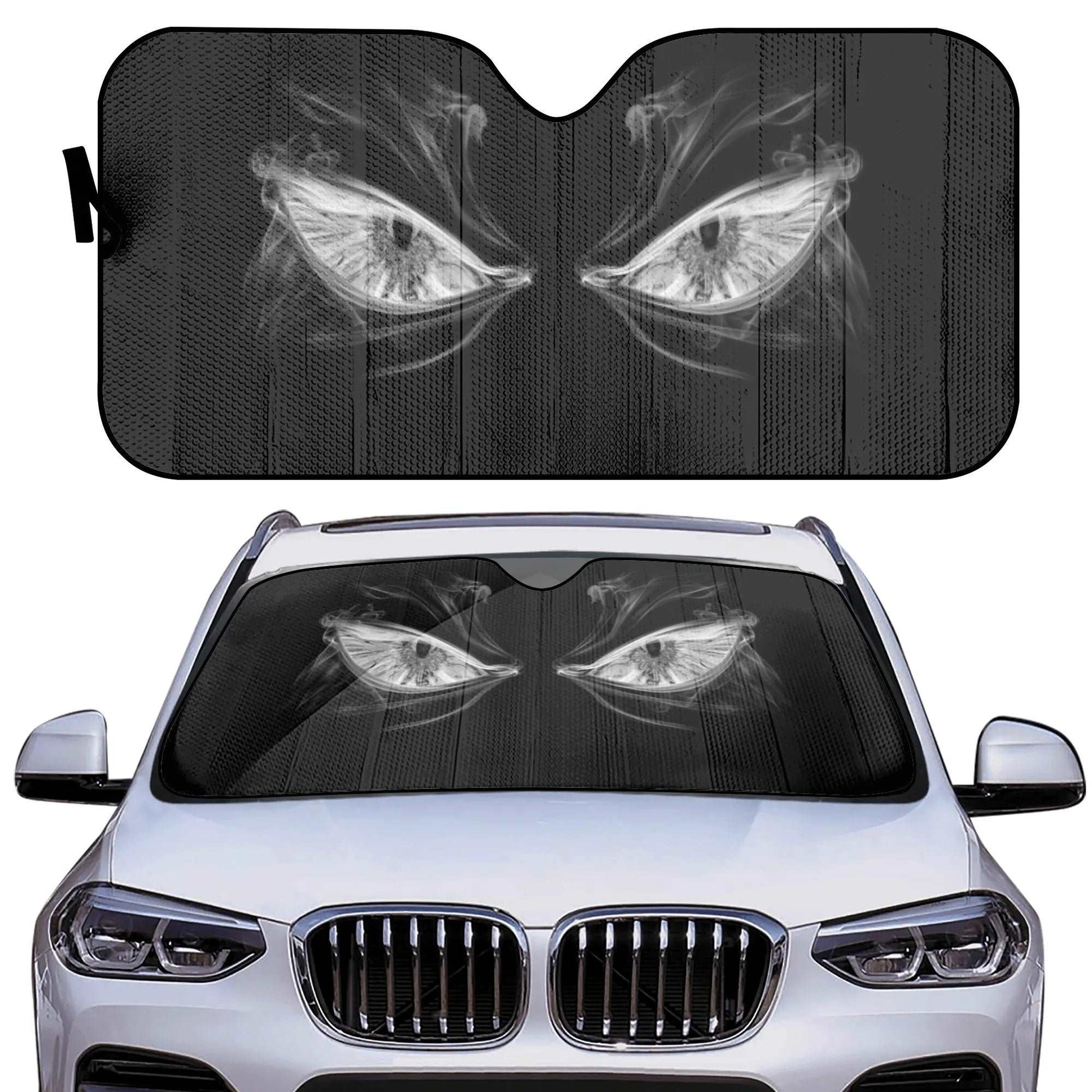 Angry Eyes Windshield Sun Shade car shade Pioneer Kitty Market Default Title  
