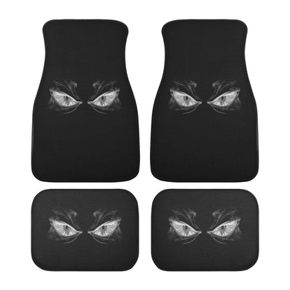 Angry Eyes 4PC Floor Mat Set Automotive Pioneer Kitty Market Default Title  