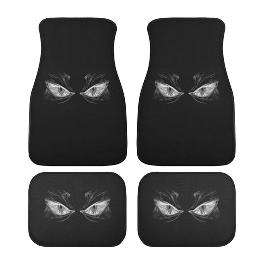 Angry Eyes 4PC Floor Mat Set Automotive Pioneer Kitty Market Default Title  