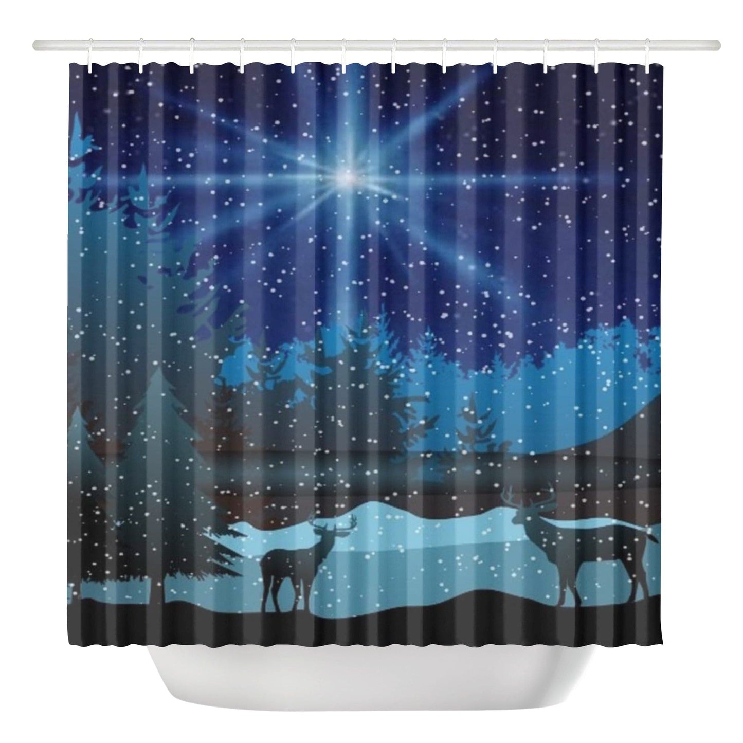 Winter Wonderland Shower Curtain  popcustoms   