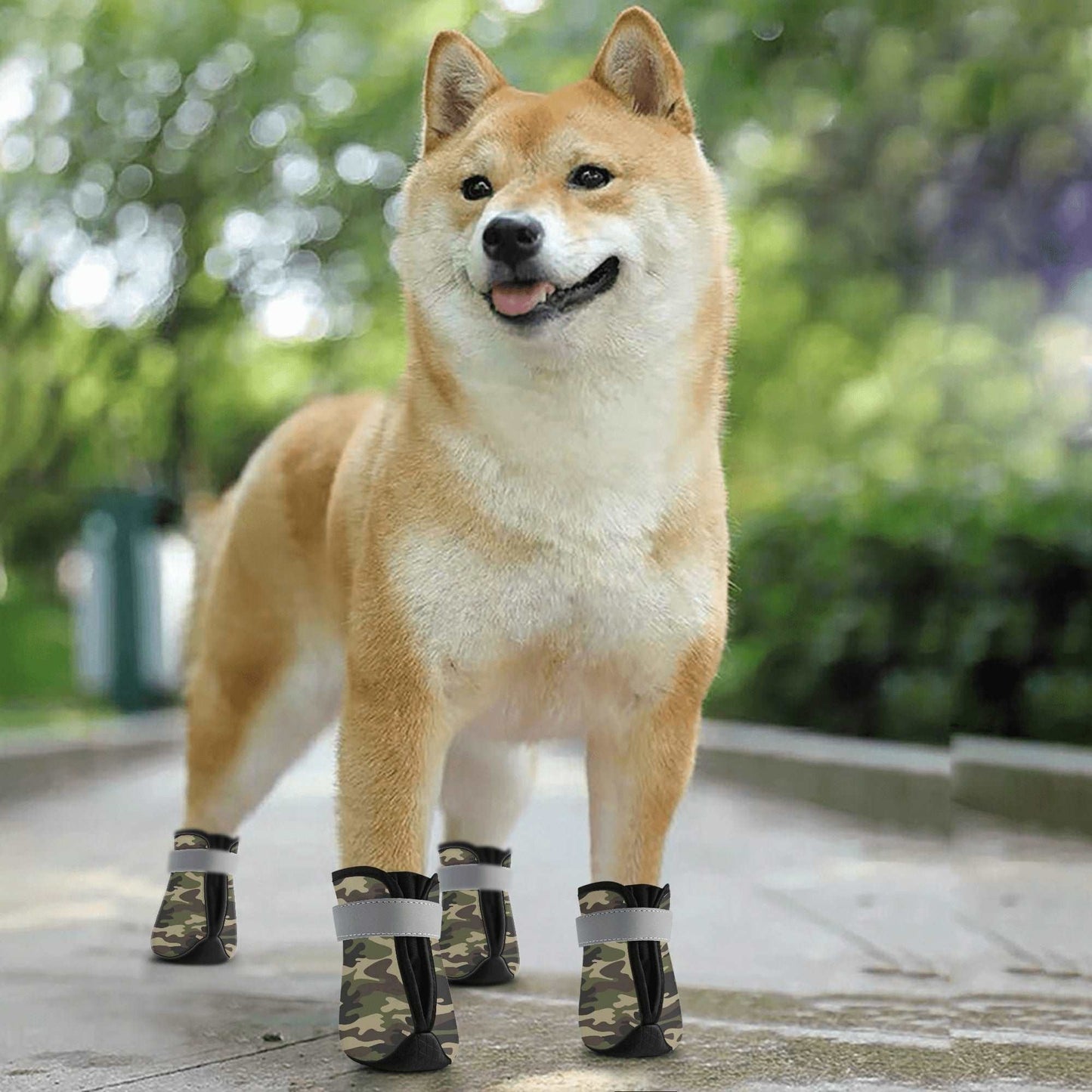 Camouflage Non-slip Dog Socks  popcustoms 2#  
