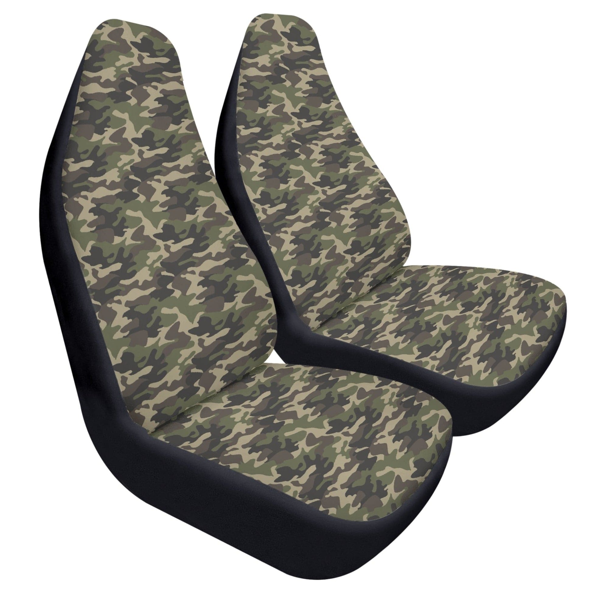 Camouflage Vehicle Front Bucket Seat Covers Automotive popcustoms Default Title  