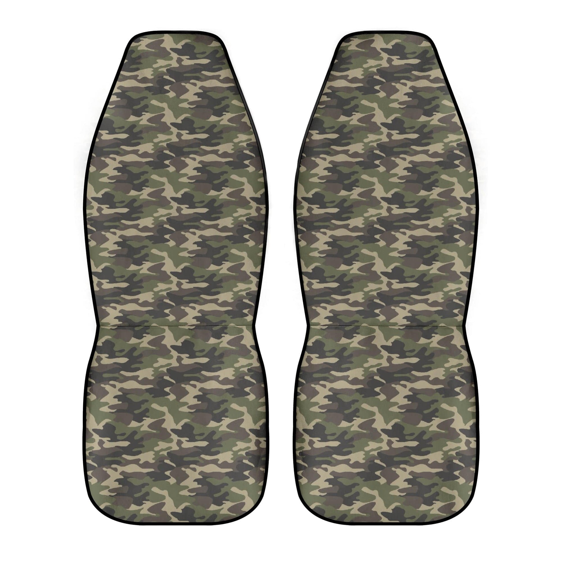 Camouflage Vehicle Front Bucket Seat Covers Automotive popcustoms   