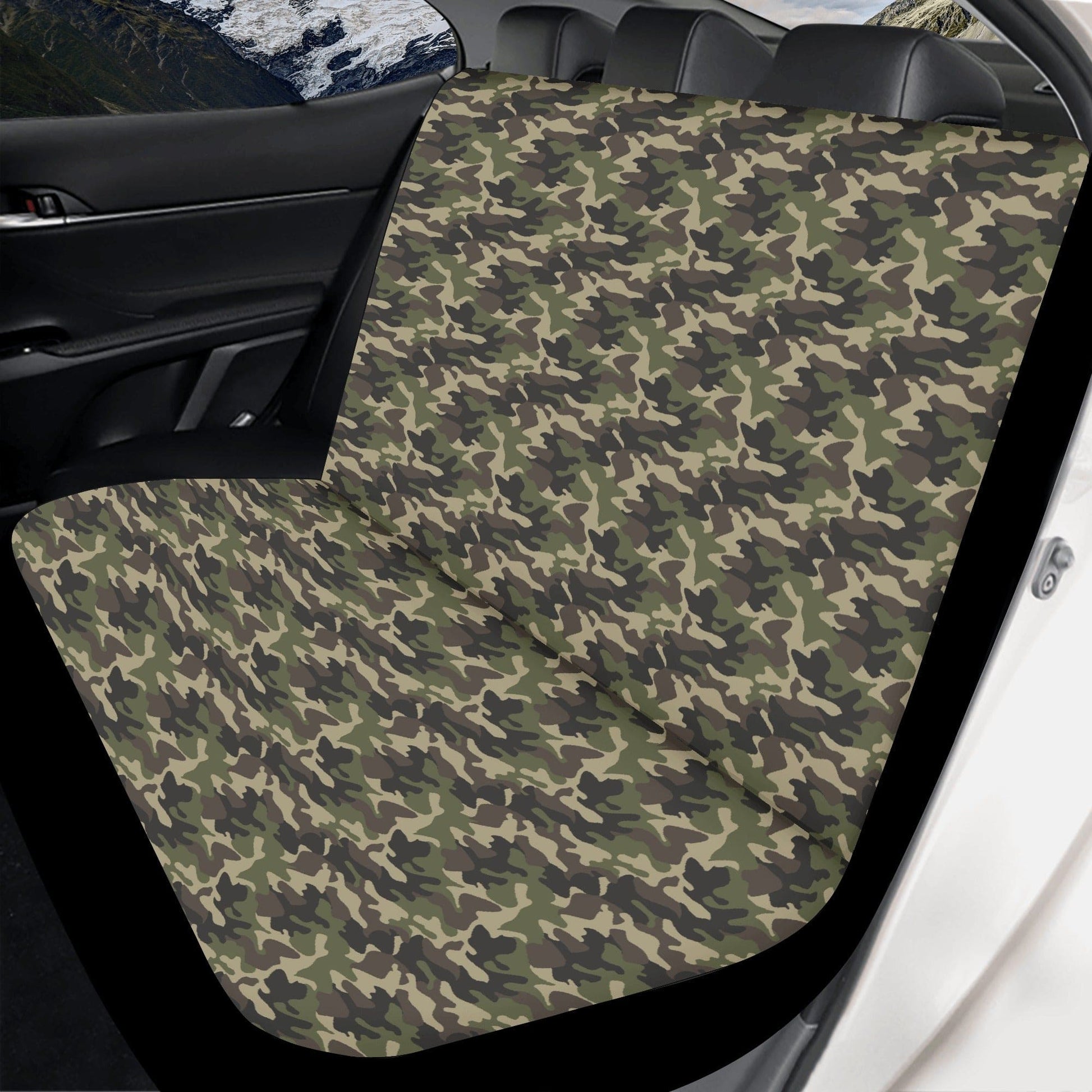 Camouflage Vehicle Back Seat Cover  Pioneer Kitty Market Default Title  