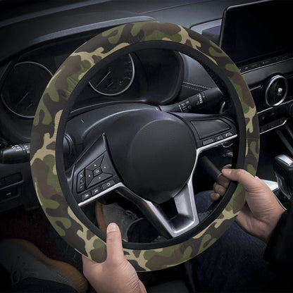 Camouflage Vehicle Steering Wheel Cover