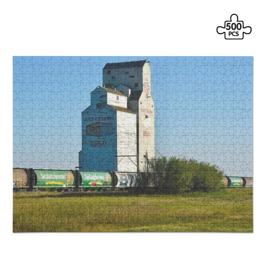 Canada Proud Jigsaw Puzzle Series: Birsay, Saskatchewan Grain Elevator (500 Pcs)