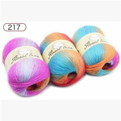 Rainbow Ball of Yarn Home PKM 217 style  