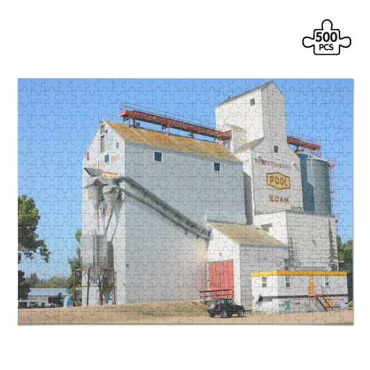 Canada Proud Picture Jigsaw Puzzle Series (Saskatchewan Grain Elevator Edition): Edam (500 Pcs) Puzzle Pioneer Kitty Market Default Title  