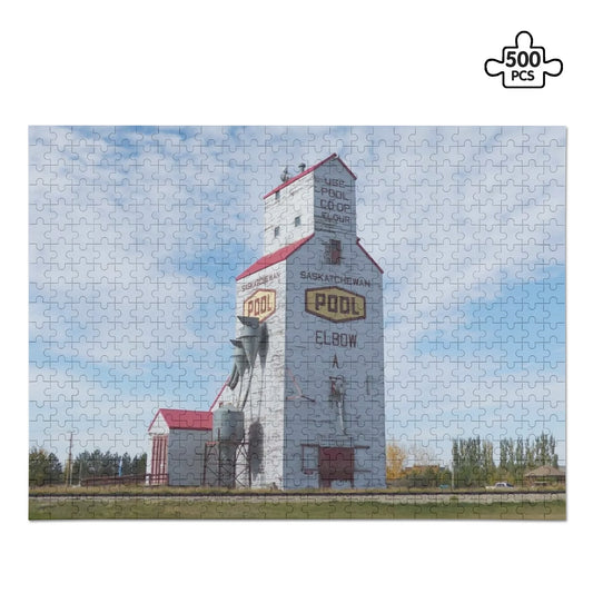 Canada Proud Jigsaw Puzzle Series (Saskatchewan Grain Elevator Edition): Elbow (500 Pcs) Puzzle Pioneer Kitty Market Default Title  