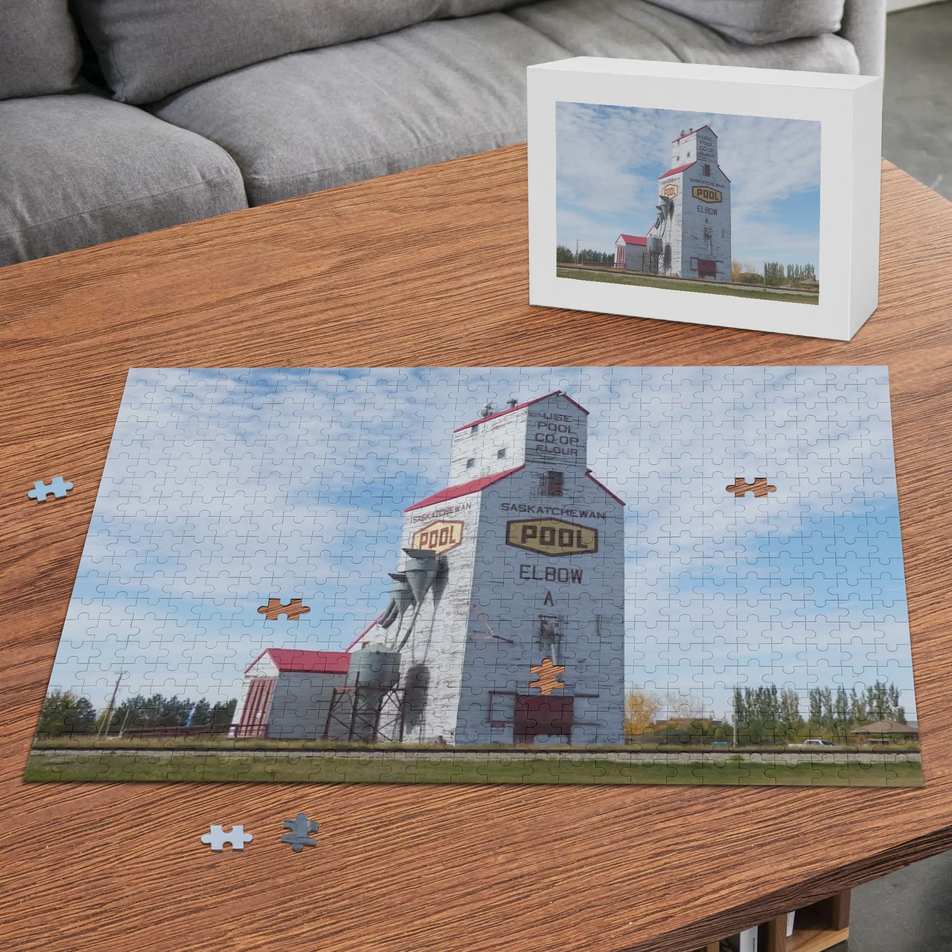 Canada Proud Jigsaw Puzzle Series (Saskatchewan Grain Elevator Edition): Elbow (500 Pcs) Puzzle Pioneer Kitty Market   