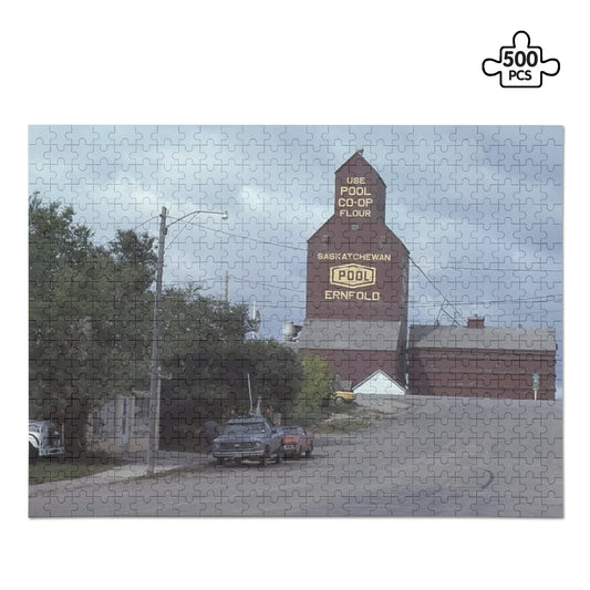 Canada Proud Jigsaw Puzzle Series (Saskatchewan Grain Elevator Edition): Ernfold (500 Pcs) Puzzle Pioneer Kitty Market Default Title  