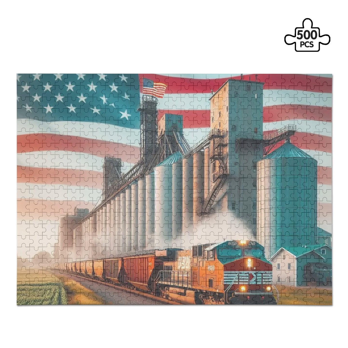 American Pioneer Jigsaw Puzzle Series: Transporting Greatness (500 Pcs) Puzzle Pioneer Kitty Kitchen Default Title  