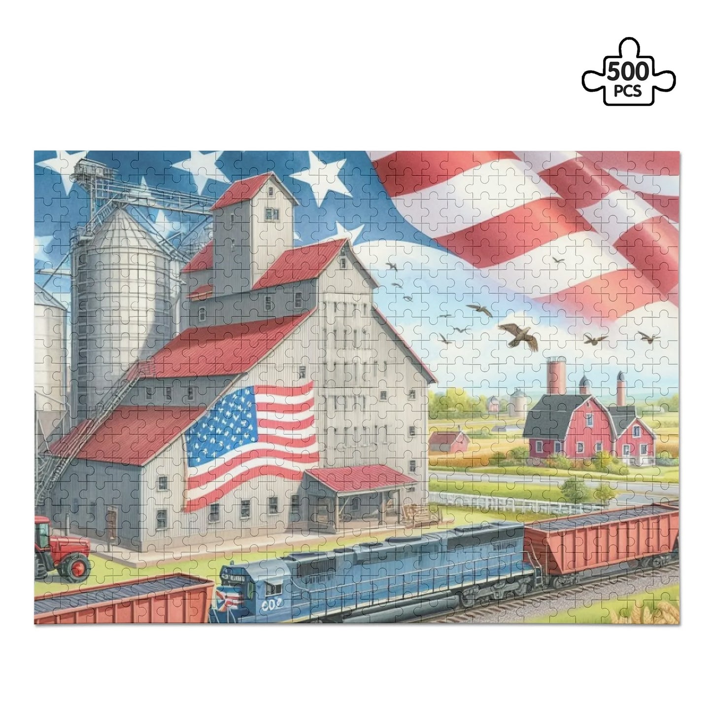 American Pioneer Jigsaw Puzzle Series: Celebrating Farming Heritage (500 Pcs) Puzzle Pioneer Kitty Market Default Title  