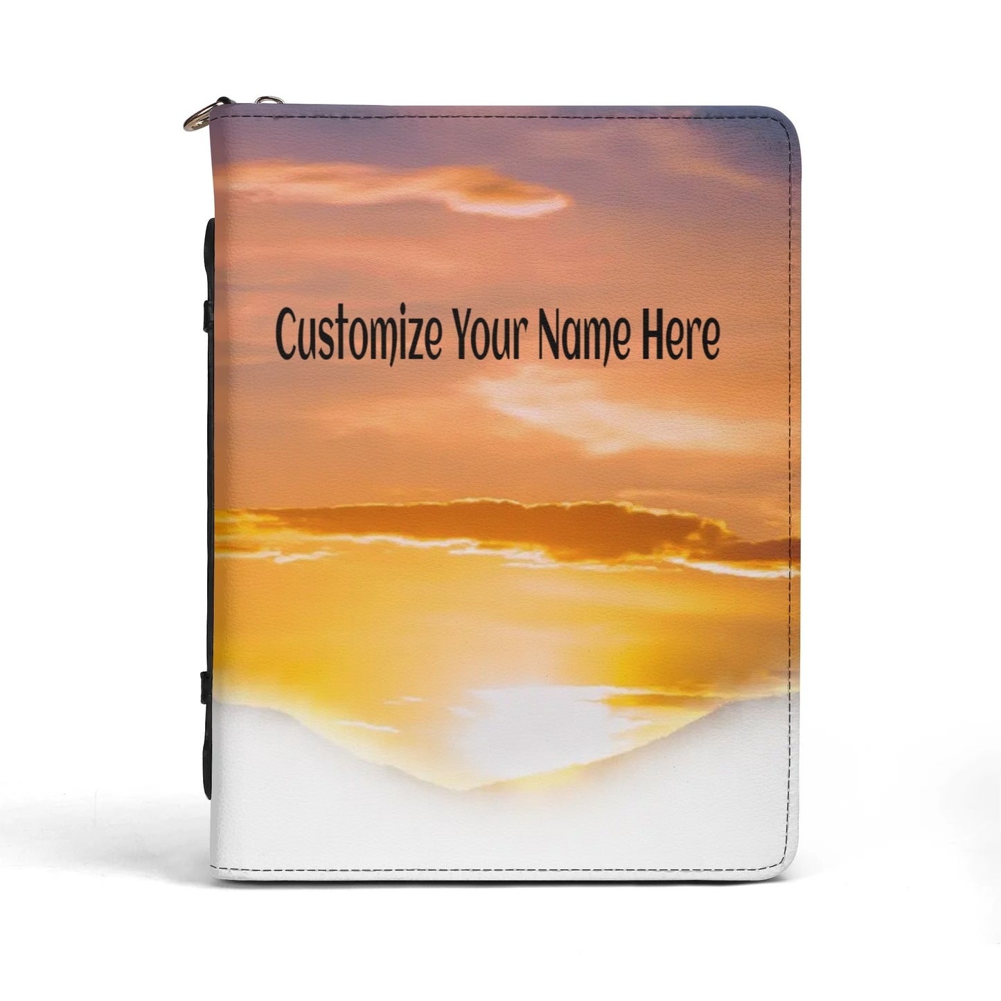 Customizable PU Leather Bible Book Cover book cover Pioneer Kitty Market Small  