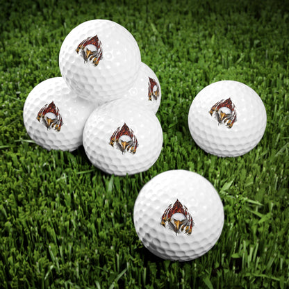 Proud American Eagle 6 Piece Golf Ball Set Accessories Printify   