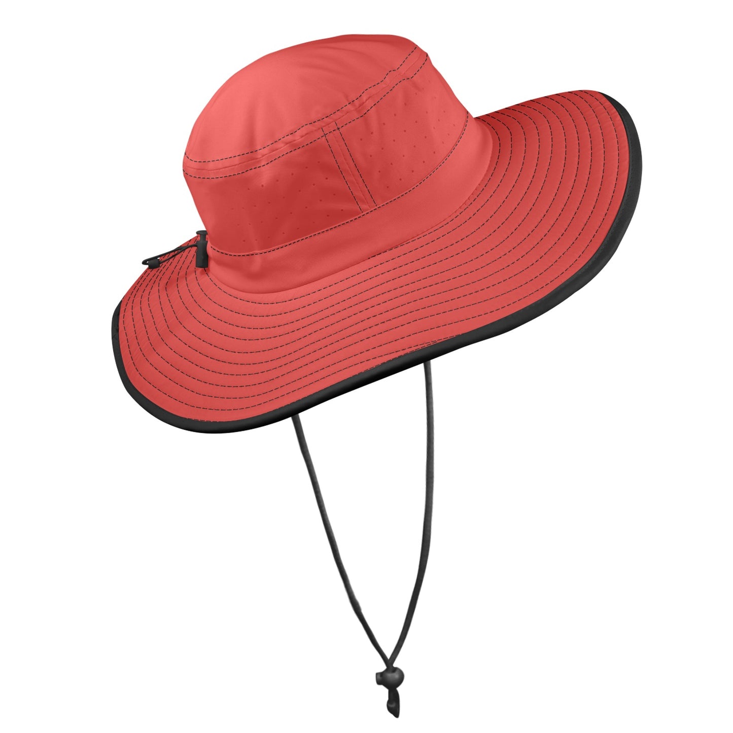 Red Garden Wide Brim Bucket Hat Hats  Pioneer Kitty Market   