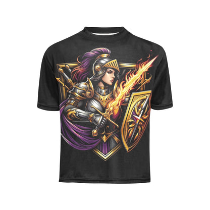 Girl's Bold Templar Warrior T-Shirt Shirts & Tops Pioneer Kitty Market   