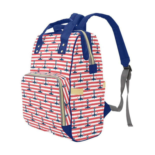 Anchored Multifunctional Diaper Backpack Bag