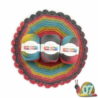 Rainbow Ball of Yarn Home PKM 07 style  