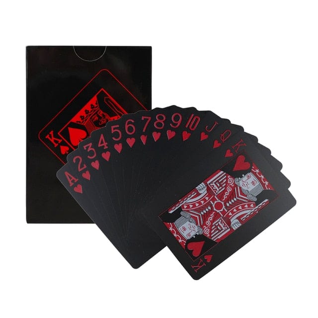 Deck of Waterproof Playing Cards Playing Cards Pioneer Kitty Market Red  