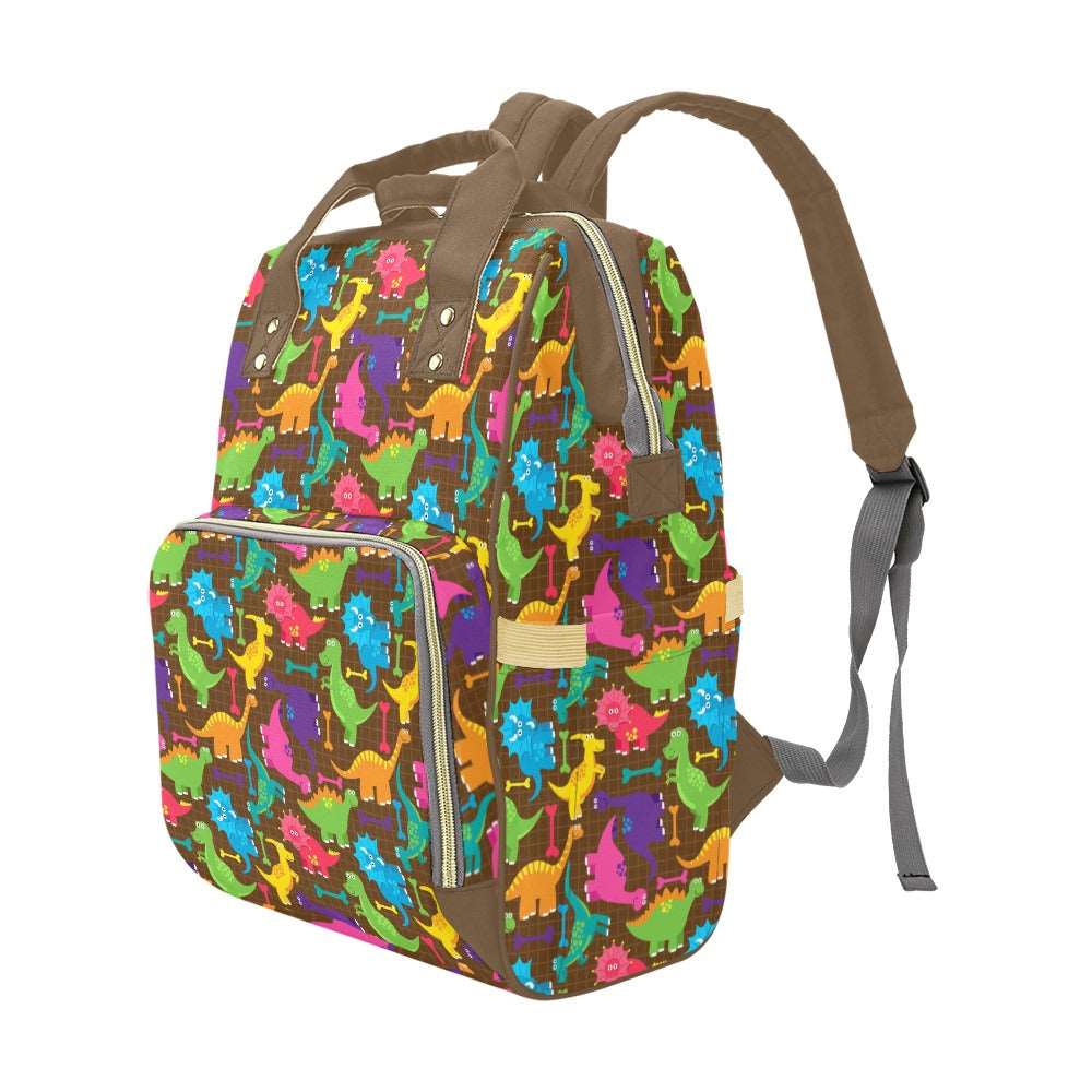 Dinosaur Multifunctional Diaper Backpack Bag