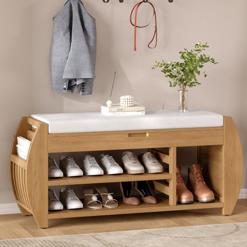 Retro Multifunctional Storage Bench Home PKM