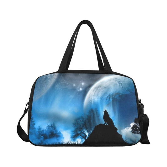 Howling Wolf Tote Travel Bag  Pioneer Kitty Market ONESIZE  