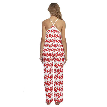 Dancing Hearts Women's Cami Pajama Set Sleepwear Yoycol   