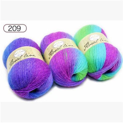 Rainbow Ball of Yarn Home PKM 209 style  