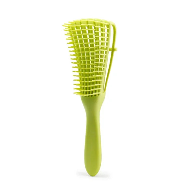 Salon Detangling Hair Brush hair care Pioneer Kitty Market Olive Green  