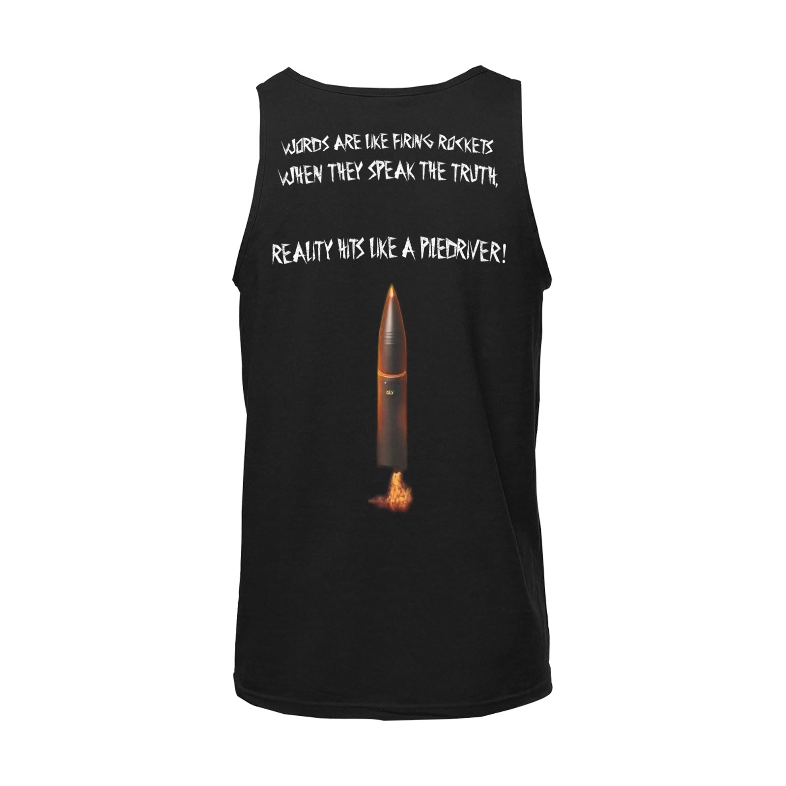 Blame Truth Firing Rockets Tank Top Shirts & Tops Pioneer Kitty Market   